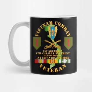 Vietnam Combat Infantry Vet - 1st Squadron 4th Cav - 1st Inf Div SSI Mug